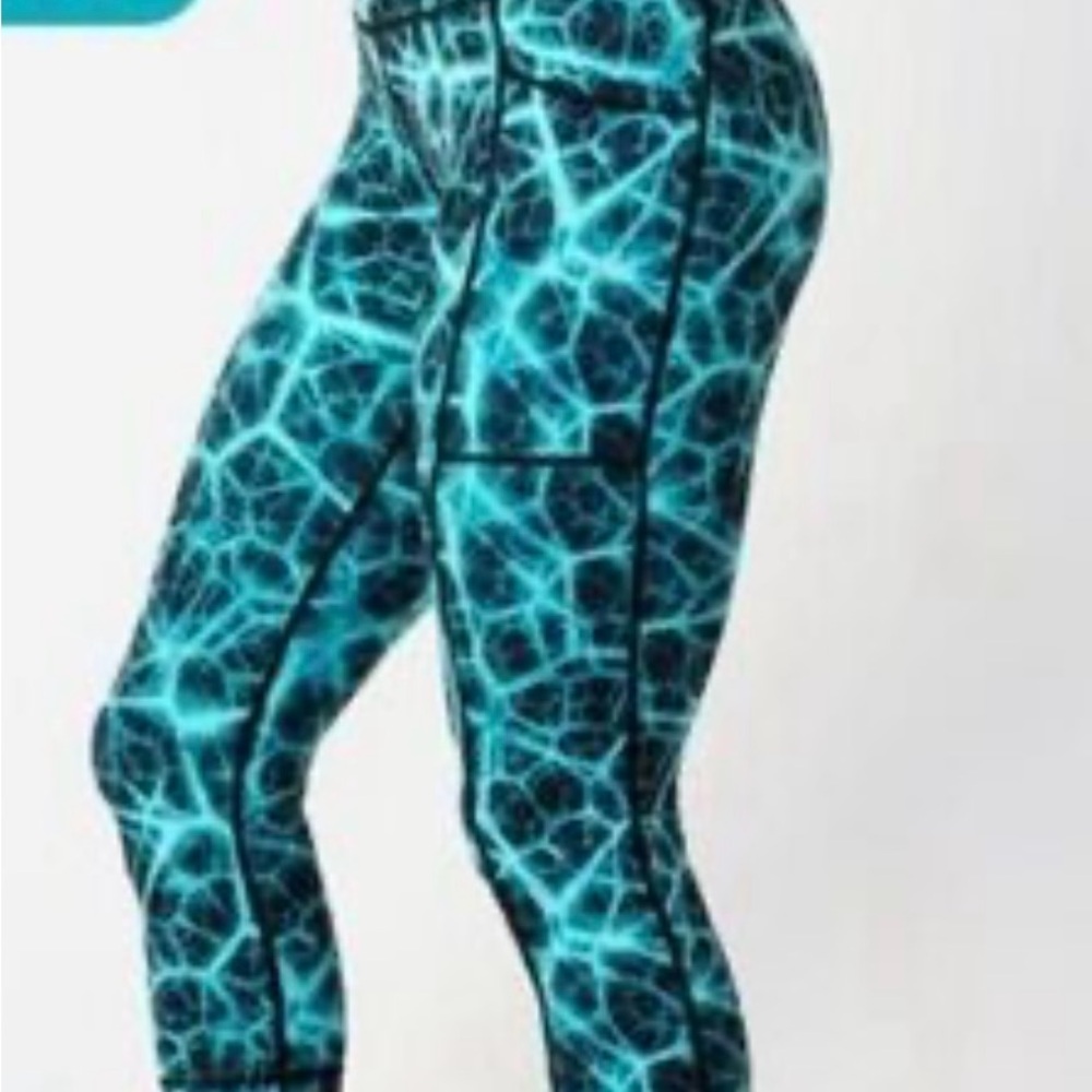 CVG TEAL CAPRI LENGTH LEGGINGS
